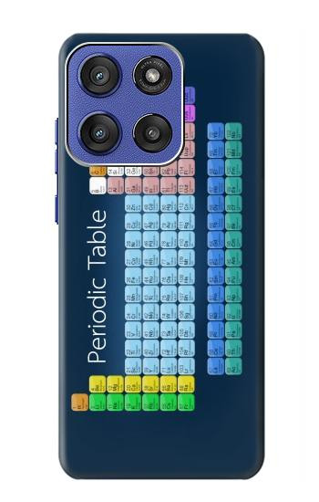 S1847 Periodic Table Hülle Schutzhülle Taschen für Motorola Moto G Stylus 5G (2025,2026), Edge 60 Stylus