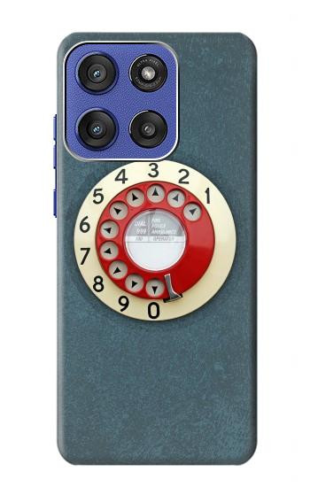 S1968 Rotary Dial Telephone Hülle Schutzhülle Taschen für Motorola Moto G Stylus 5G (2025,2026), Edge 60 Stylus