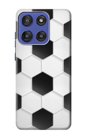 S2061 Football Soccer Pattern Hülle Schutzhülle Taschen für Motorola Moto G Stylus 5G (2025,2026), Edge 60 Stylus