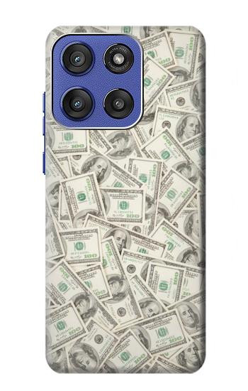 S2077 Money Dollar Banknotes Hülle Schutzhülle Taschen für Motorola Moto G Stylus 5G (2025,2026), Edge 60 Stylus