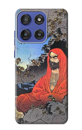 S2234 Zen Master Bodhidharma Yoshitoshi Hülle Schutzhülle Taschen für Motorola Moto G Stylus 5G (2025,2026), Edge 60 Stylus