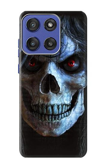 S2585 Evil Death Skull Pentagram Hülle Schutzhülle Taschen für Motorola Moto G Stylus 5G (2025,2026), Edge 60 Stylus