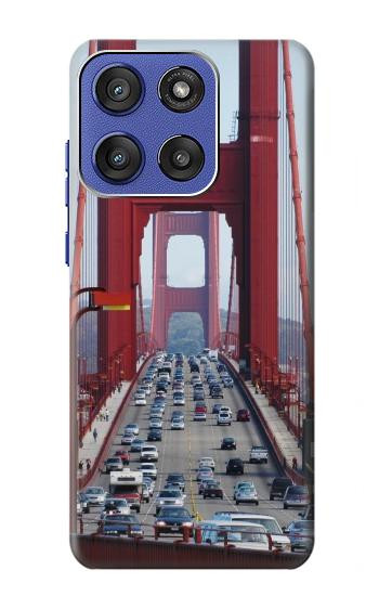 S2637 Golden Gate Bridge Hülle Schutzhülle Taschen für Motorola Moto G Stylus 5G (2025), Edge 60 Stylus