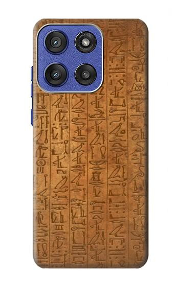 S2805 Egyptian Hierogylphics Papyrus of Ani Hülle Schutzhülle Taschen für Motorola Moto G Stylus 5G (2025,2026), Edge 60 Stylus