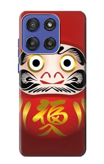 S2839 Japan Daruma Doll Hülle Schutzhülle Taschen für Motorola Moto G Stylus 5G (2025,2026), Edge 60 Stylus