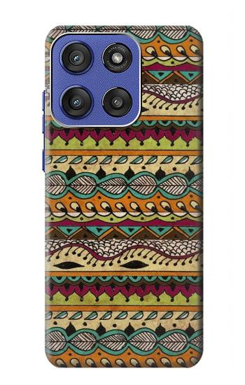 S2860 Aztec Boho Hippie Pattern Hülle Schutzhülle Taschen für Motorola Moto G Stylus 5G (2025,2026), Edge 60 Stylus