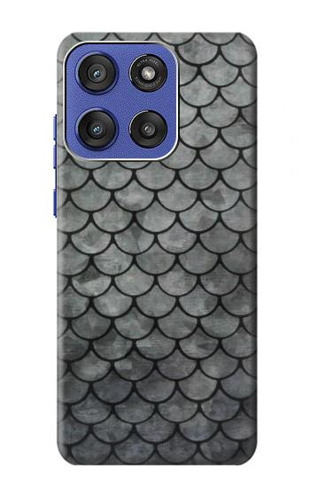 S2950 Silver Fish Scale Hülle Schutzhülle Taschen für Motorola Moto G Stylus 5G (2025,2026), Edge 60 Stylus