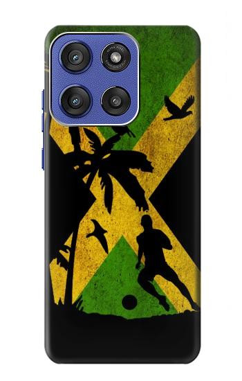 S2975 Jamaica Football Soccer Hülle Schutzhülle Taschen für Motorola Moto G Stylus 5G (2025,2026), Edge 60 Stylus