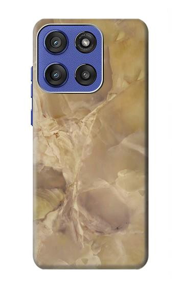 S3240 Yellow Marble Stone Hülle Schutzhülle Taschen für Motorola Moto G Stylus 5G (2025,2026), Edge 60 Stylus