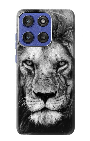 S3372 Lion Face Hülle Schutzhülle Taschen für Motorola Moto G Stylus 5G (2025,2026), Edge 60 Stylus