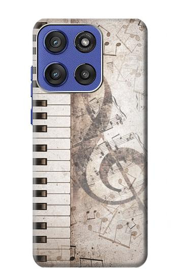S3390 Music Note Hülle Schutzhülle Taschen für Motorola Moto G Stylus 5G (2025,2026), Edge 60 Stylus