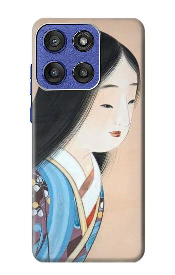 S3483 Japan Beauty Kimono Hülle Schutzhülle Taschen für Motorola Moto G Stylus 5G (2025,2026), Edge 60 Stylus