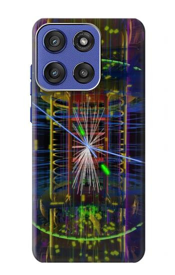 S3545 Quantum Particle Collision Hülle Schutzhülle Taschen für Motorola Moto G Stylus 5G (2025,2026), Edge 60 Stylus