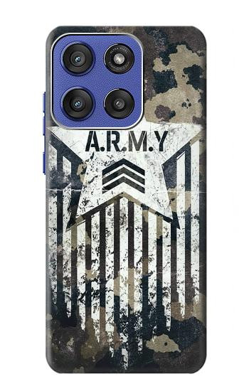 S3666 Army Camo Camouflage Hülle Schutzhülle Taschen für Motorola Moto G Stylus 5G (2025,2026), Edge 60 Stylus