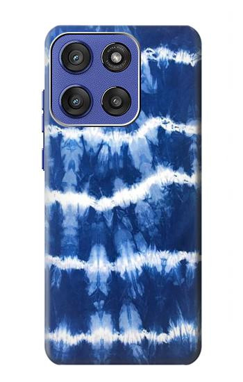 S3671 Blue Tie Dye Hülle Schutzhülle Taschen für Motorola Moto G Stylus 5G (2025,2026), Edge 60 Stylus