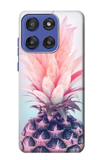 S3711 Pink Pineapple Hülle Schutzhülle Taschen für Motorola Moto G Stylus 5G (2025,2026), Edge 60 Stylus