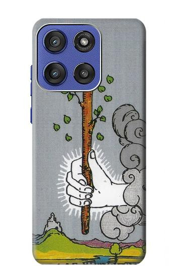 S3723 Tarot Card Age of Wands Hülle Schutzhülle Taschen für Motorola Moto G Stylus 5G (2025), Edge 60 Stylus