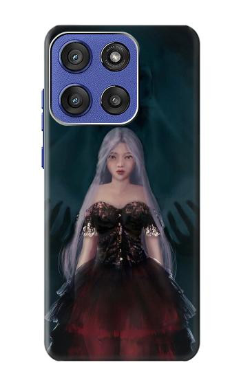S3847 Lilith Devil Bride Gothic Girl Skull Grim Reaper Hülle Schutzhülle Taschen für Motorola Moto G Stylus 5G (2025,2026), Edge 60 Stylus