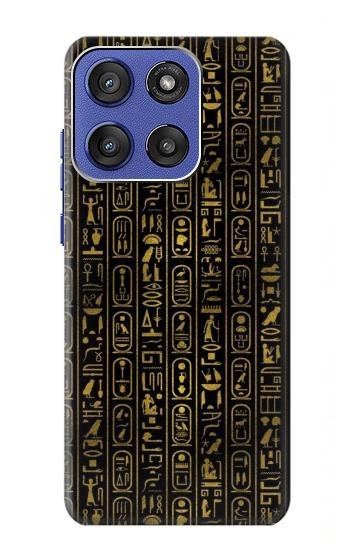 S3869 Ancient Egyptian Hieroglyphic Hülle Schutzhülle Taschen für Motorola Moto G Stylus 5G (2025,2026), Edge 60 Stylus