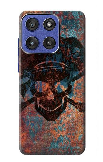 S3895 Pirate Skull Metal Hülle Schutzhülle Taschen für Motorola Moto G Stylus 5G (2025,2026), Edge 60 Stylus