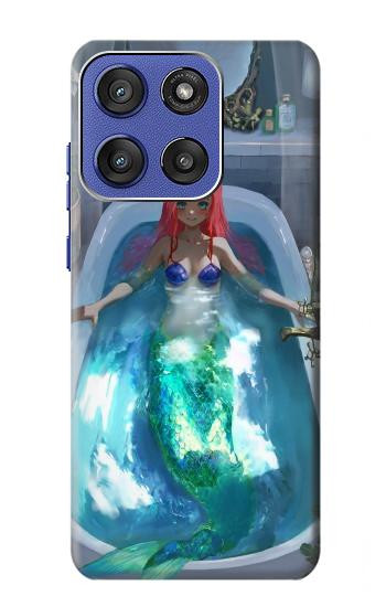 S3912 Cute Little Mermaid Aqua Spa Hülle Schutzhülle Taschen für Motorola Moto G Stylus 5G (2025,2026), Edge 60 Stylus