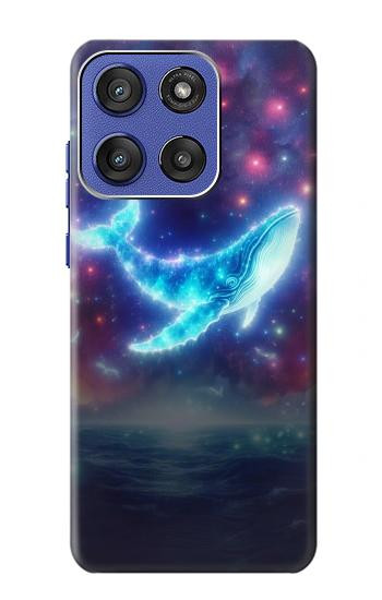 S3982 Dream Whale Colorful Nebula Hülle Schutzhülle Taschen für Motorola Moto G Stylus 5G (2025,2026), Edge 60 Stylus