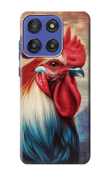 S3987 French Rooster Hülle Schutzhülle Taschen für Motorola Moto G Stylus 5G (2025,2026), Edge 60 Stylus
