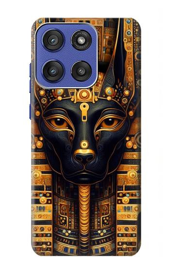 S3992 Gold Black Anubis Hülle Schutzhülle Taschen für Motorola Moto G Stylus 5G (2025,2026), Edge 60 Stylus