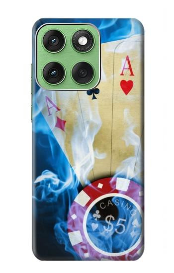 S0348 Casino Hülle Schutzhülle Taschen für Motorola Edge 60