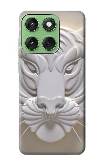 S0574 Tiger Carving Hülle Schutzhülle Taschen für Motorola Edge 60