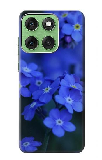 S0782 Forget me not Hülle Schutzhülle Taschen für Motorola Edge 60