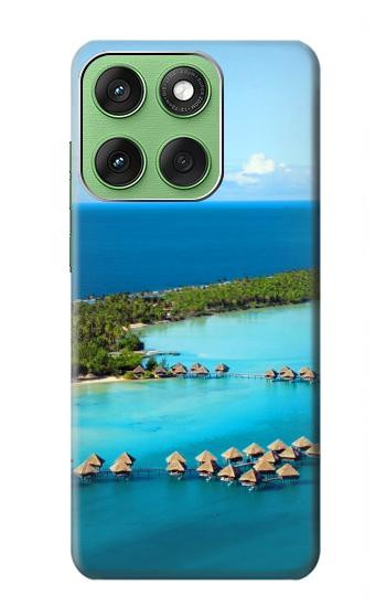 S0844 Bora Bora Island Hülle Schutzhülle Taschen für Motorola Edge 60