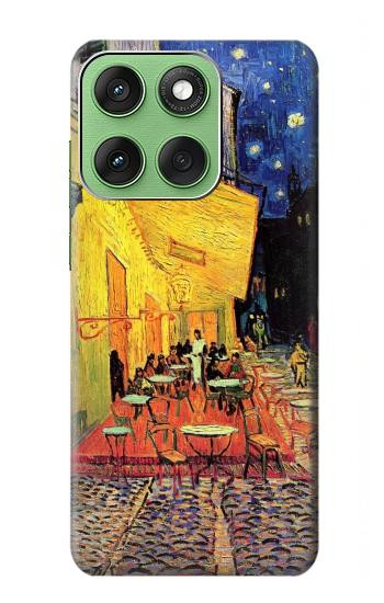 S0929 Van Gogh Cafe Terrace Hülle Schutzhülle Taschen für Motorola Edge 60