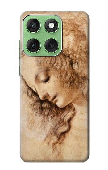 S1045 Leonardo da Vinci Woman's Head Hülle Schutzhülle Taschen für Motorola Edge 60