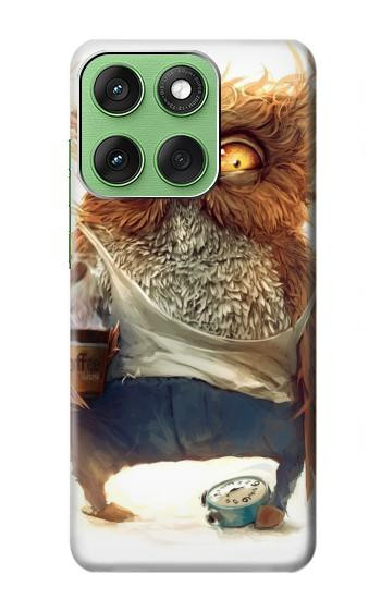 S1133 Wake up Owl Hülle Schutzhülle Taschen für Motorola Edge 60