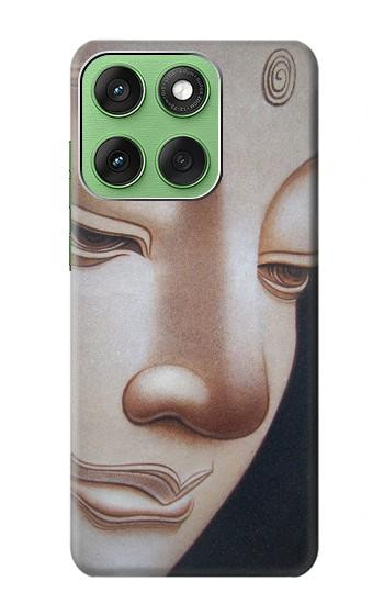 S1255 Buddha Face Hülle Schutzhülle Taschen für Motorola Edge 60