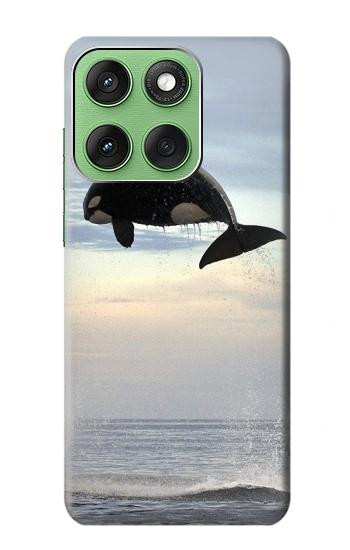 S1349 Killer whale Orca Hülle Schutzhülle Taschen für Motorola Edge 60