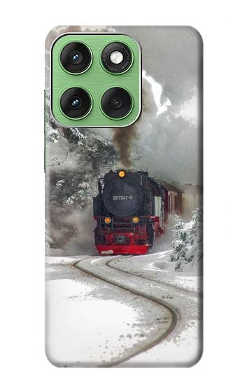 S1509 Steam Train Hülle Schutzhülle Taschen für Motorola Edge 60