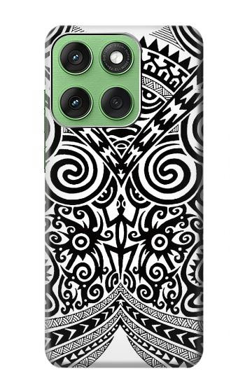 S1655 Maori Tattoo Hülle Schutzhülle Taschen für Motorola Edge 60