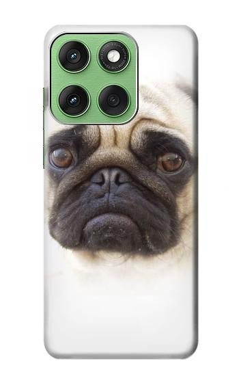 S1852 Pug Dog Hülle Schutzhülle Taschen für Motorola Edge 60