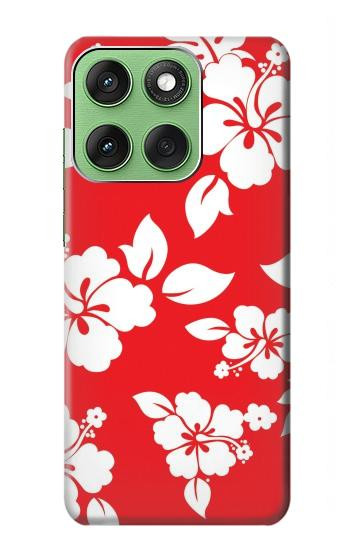 S1949 Hawaiian Hibiscus Pattern Hülle Schutzhülle Taschen für Motorola Edge 60