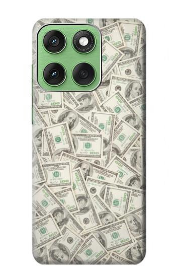 S2077 Money Dollar Banknotes Hülle Schutzhülle Taschen für Motorola Edge 60