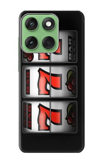 S2406 Slot Machine Lucky 777 Hülle Schutzhülle Taschen für Motorola Edge 60