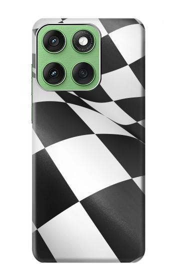 S2408 Checkered Winner Flag Hülle Schutzhülle Taschen für Motorola Edge 60