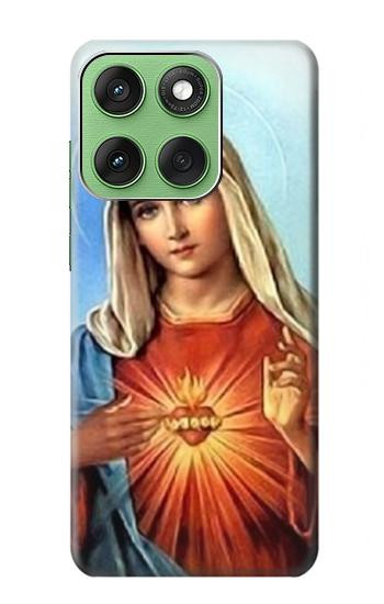S2420 The Virgin Mary Santa Maria Hülle Schutzhülle Taschen für Motorola Edge 60