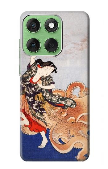 S2496 Japan Art Utagawa Kuniyoshi Tamatori Hülle Schutzhülle Taschen für Motorola Edge 60