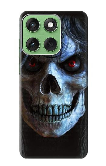 S2585 Evil Death Skull Pentagram Hülle Schutzhülle Taschen für Motorola Edge 60