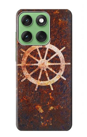 S2766 Ship Wheel Rusty Texture Hülle Schutzhülle Taschen für Motorola Edge 60