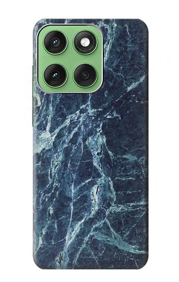 S2799 Light Blue Marble Stone Graphic Printed Hülle Schutzhülle Taschen für Motorola Edge 60
