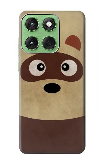 S2825 Cute Cartoon Raccoon Hülle Schutzhülle Taschen für Motorola Edge 60